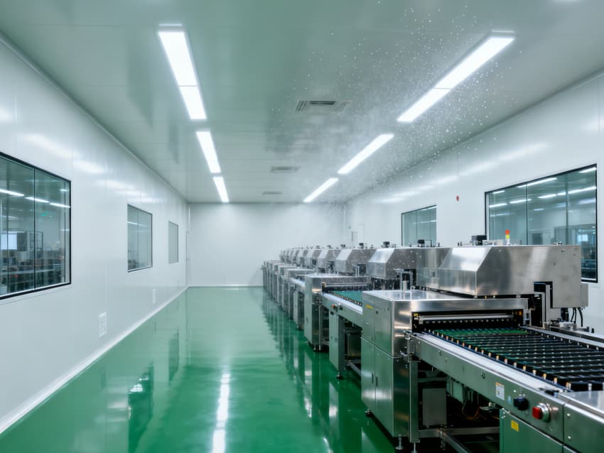 銅陵顯示器件制造廠房車(chē)間凈化裝修工程