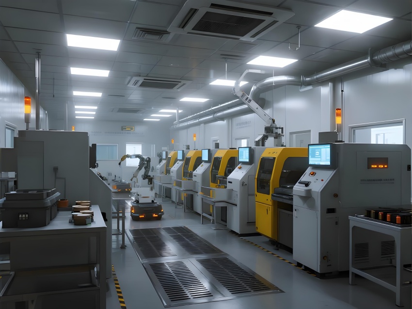 蚌埠3500平鋰電池廠潔凈車間設(shè)計(jì)方案效果